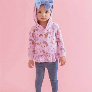 Posh Peanut Barbie Star Power French Terry Jacket 2T EUC